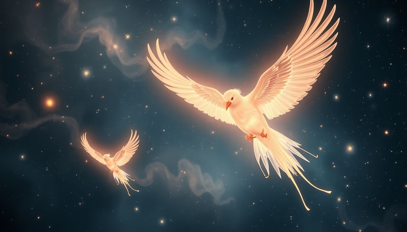 Spirituelle Gimpel-Träume symbolisieren innere Harmonie und Selbstfindung.