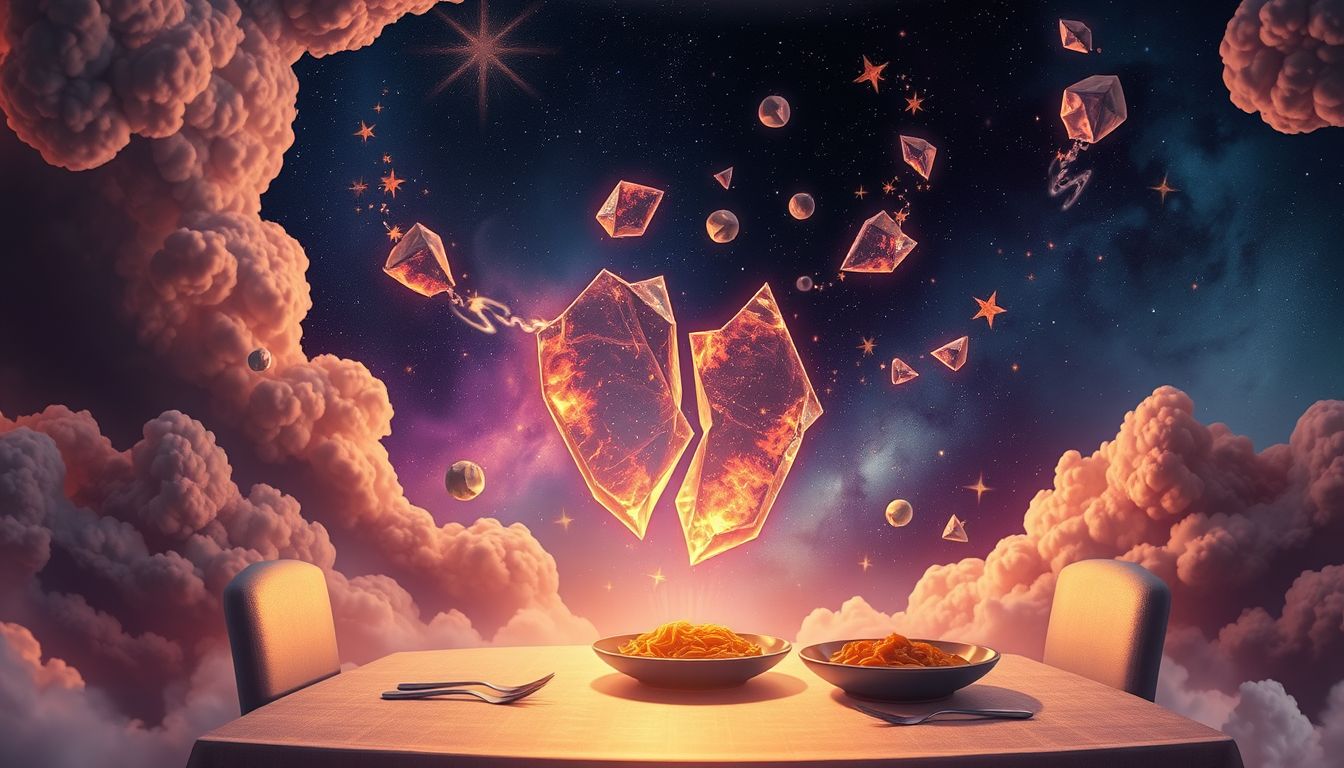 Streit beim Abendbrot zeigt oft ungelöste familiäre Spannungen und Konflikte.