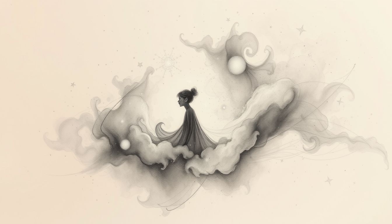 Eine Kohlezeichnung geliebter Menschen symbolisiert tiefe emotionale Verbundenheit.