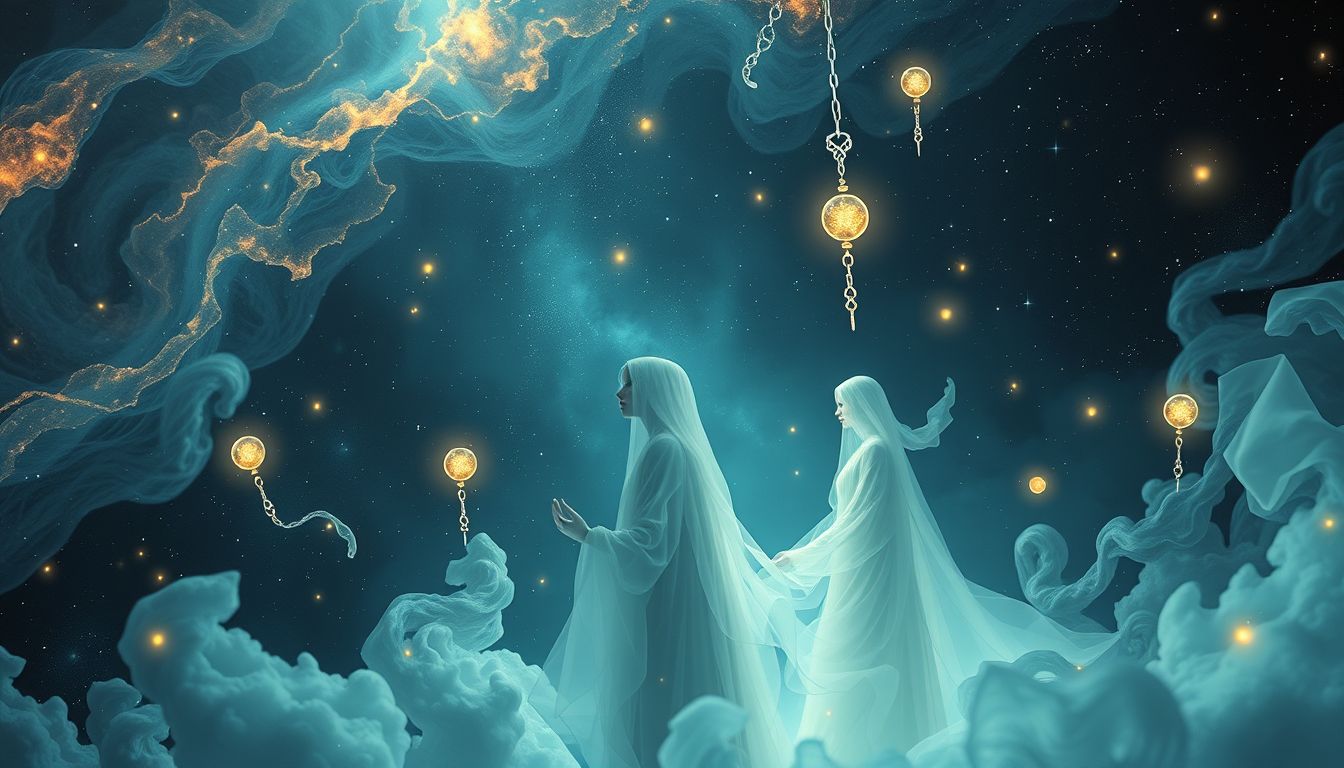 Einen Seelenverkäufer treffen symbolisiert inneren Konflikt und Versuchung.