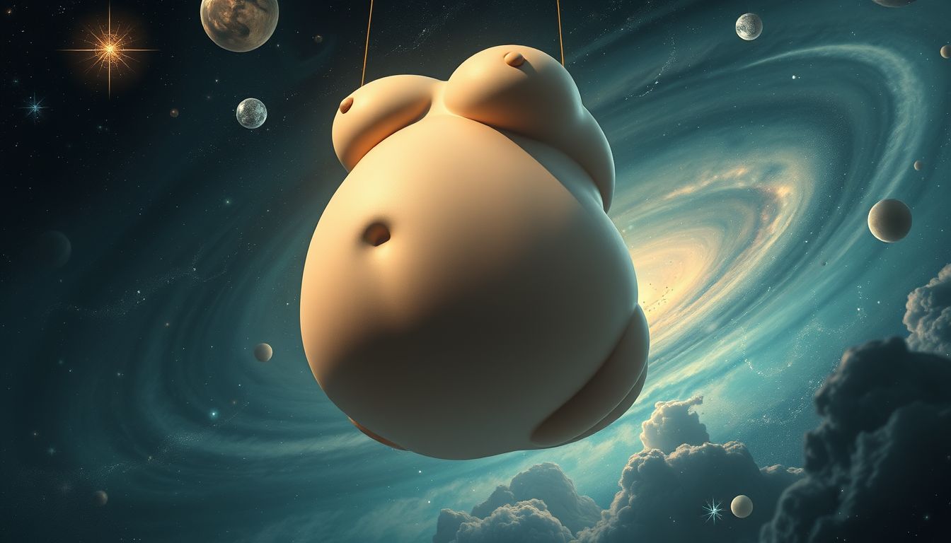 Ein überproportionaler Bauch im Traum symbolisiert innere Überforderung.