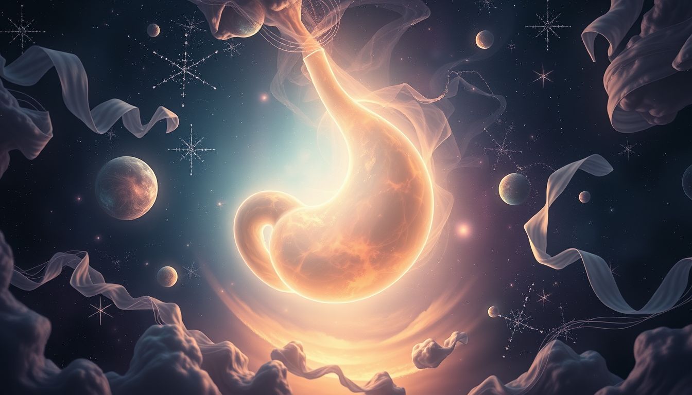 Magenkrämpfe im Traum symbolisieren oft innere Unruhe und Sorgen.