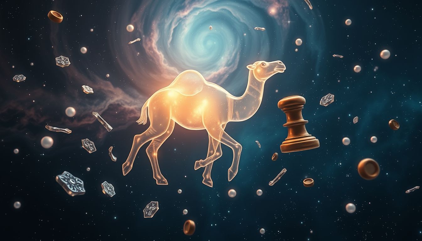 Das Stehlen eines Kamelaukions symbolisiert versteckte Sehnsüchte und Mut.