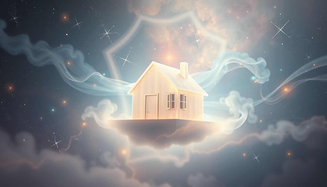 Ein Haus verteidigen symbolisiert Schutz der eigenen Werte und Identität.