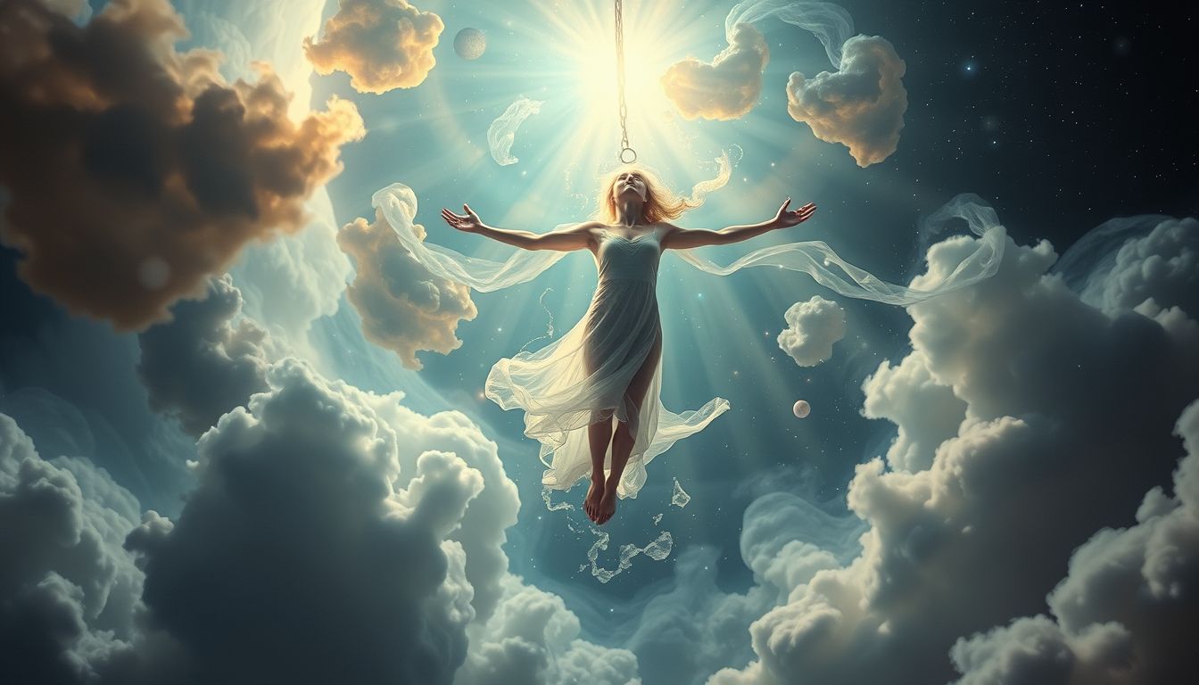 Ein gehängter Traum symbolisiert oft Befreiung aus schwierigen Situationen.