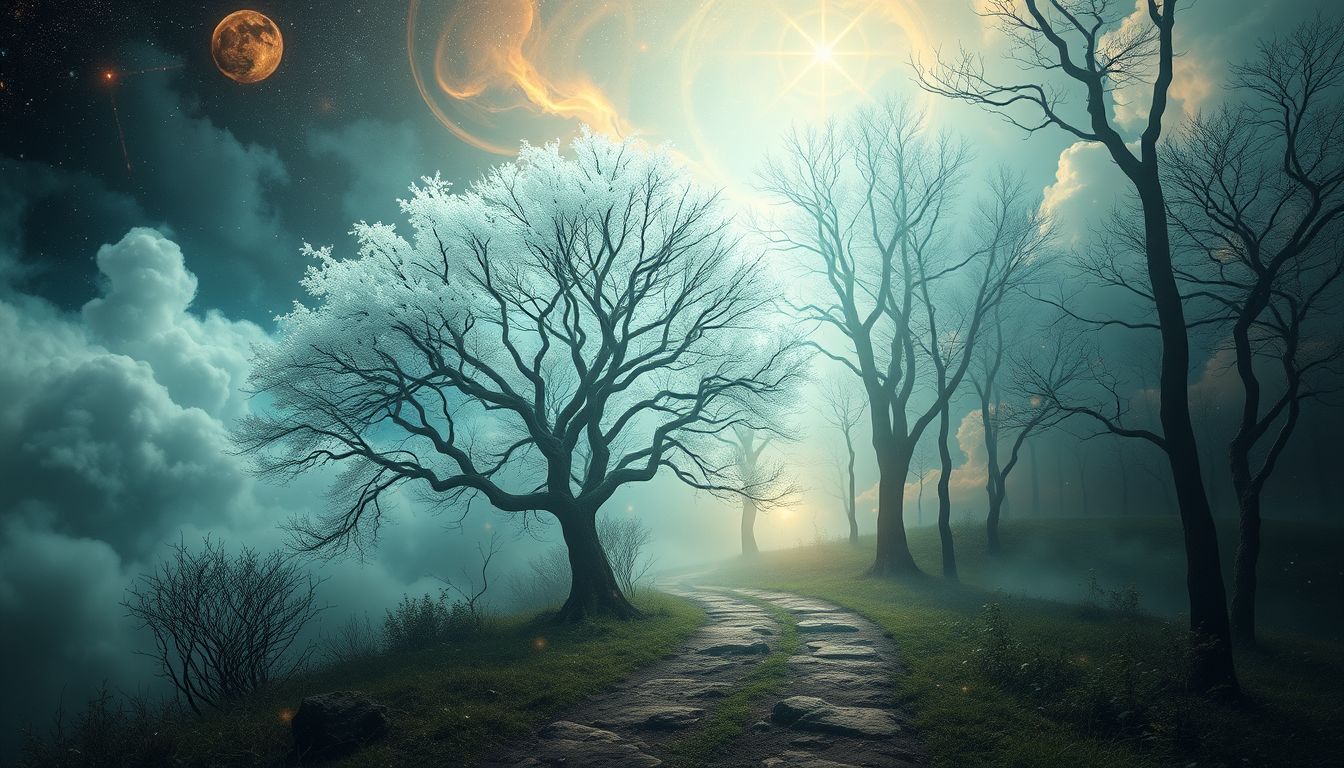 Der letzte Wald-Durchgang symbolisiert Übergang und innere Veränderung.