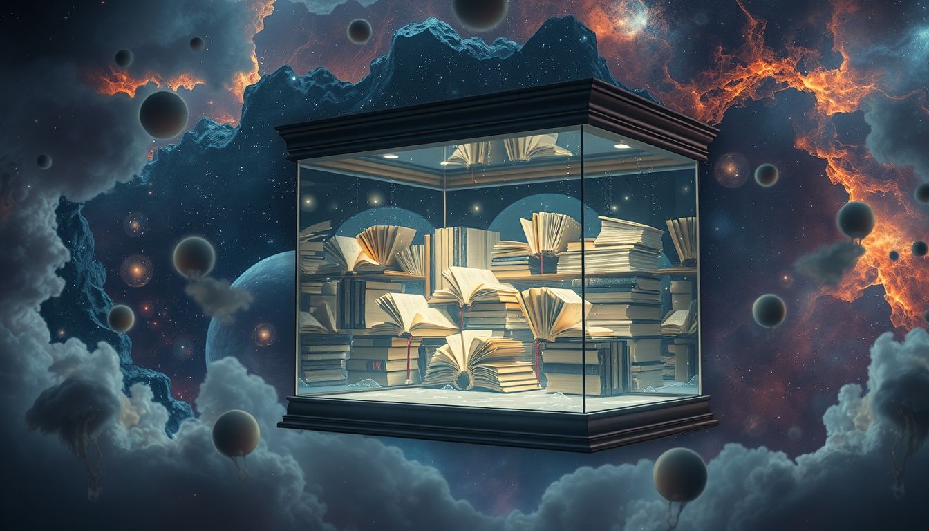 Eine Bücherbude im Traum symbolisiert Wissensdurst und geistige Entdeckung.