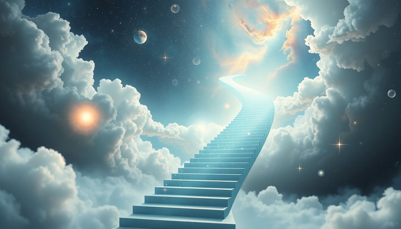 Eine dunkle Treppe symbolisiert oft Angst vor dem Unbekannten.