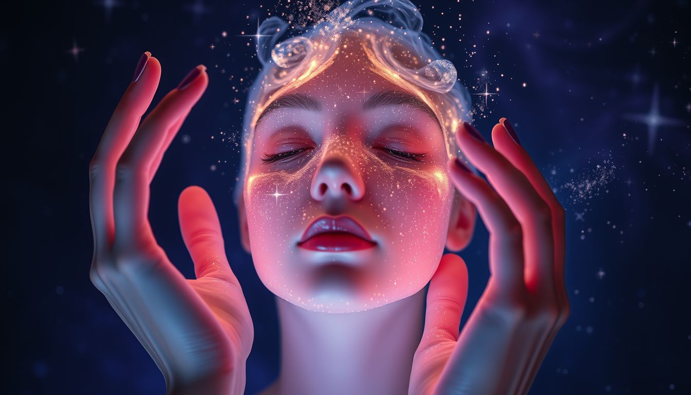 Das Auftragen von Foundation symbolisiert den Wunsch nach Perfektionierung im Traum.