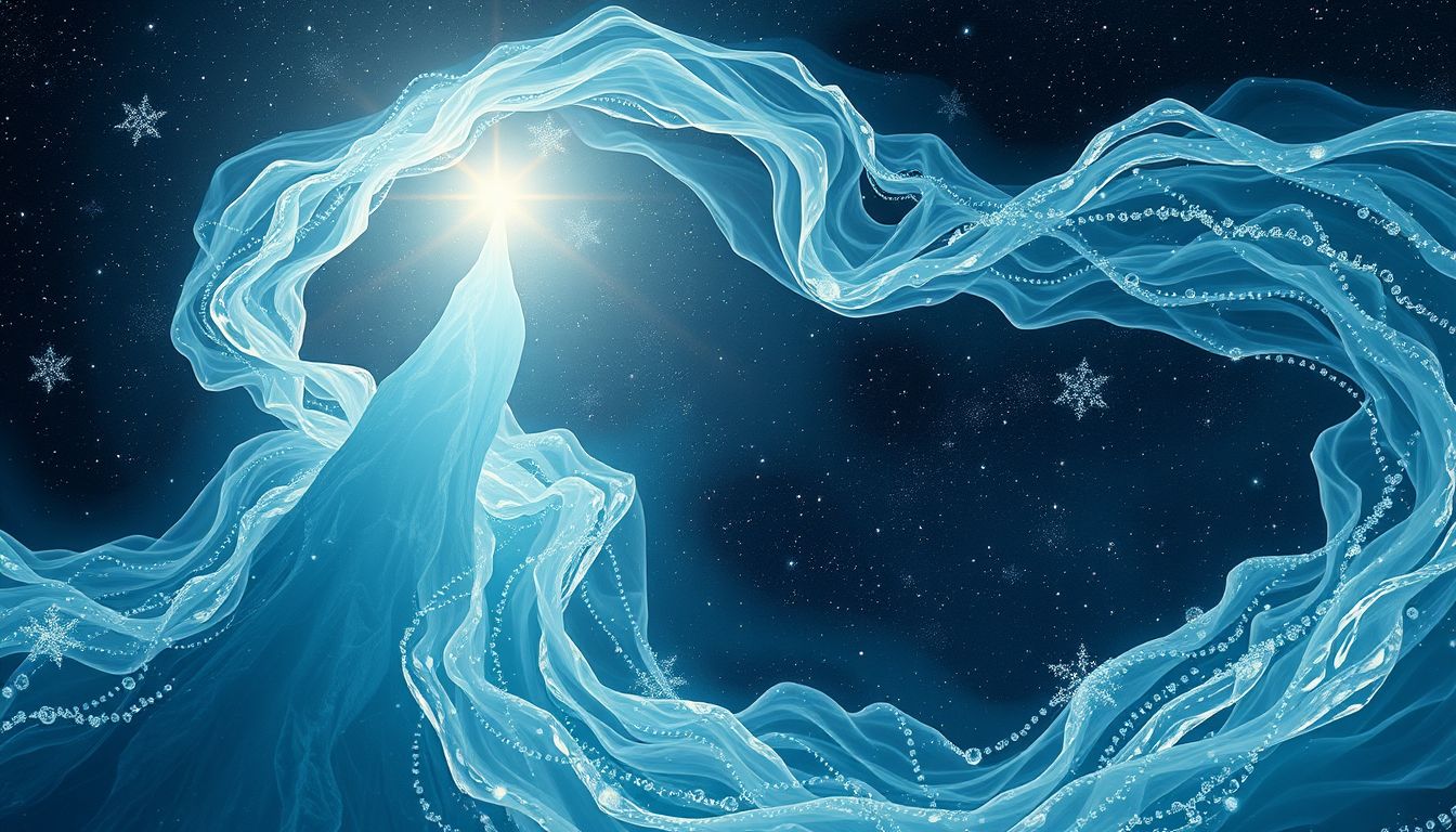 Ein eisiger Nordwind symbolisiert oft innere Reinigung und Erneuerung.