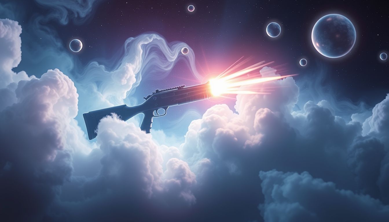 Ein Feuergewehr im Traum symbolisiert oft Kontrolle und Macht.