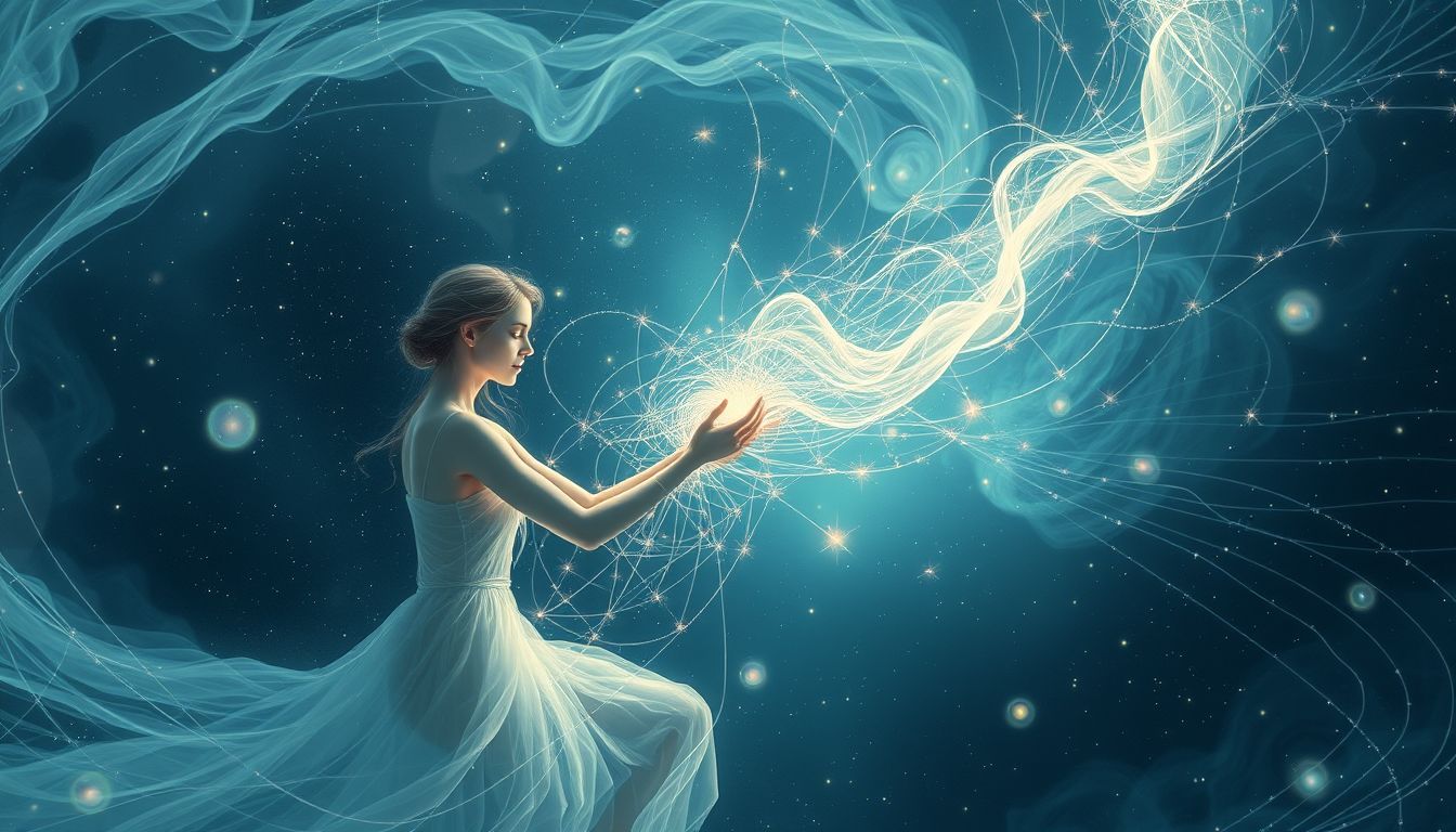 Traum 2: Selbst weben symbolisiert kreative Selbstentfaltung und Kontrolle.