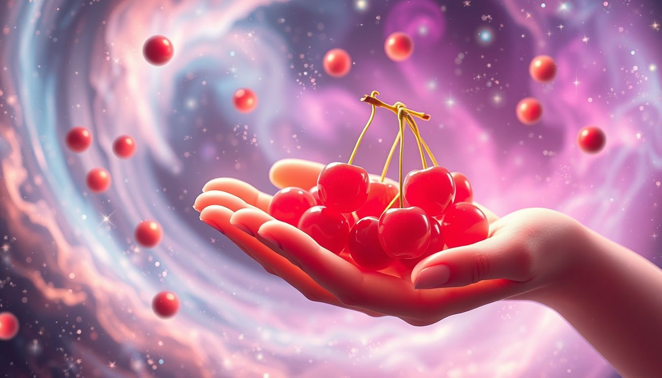 Traum 2 zeigt Sehnsucht nach Freiheit beim Vogelkirschenpflücken.