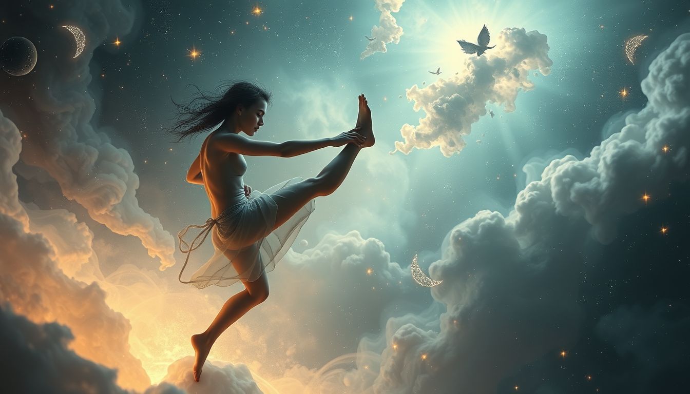 Barfuß tauziehen symbolisiert im Traum innere Verletzlichkeit und Balance.