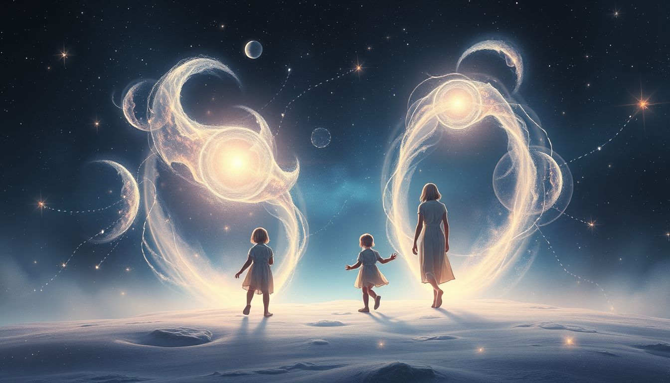 Mit Kindern Zoll passieren symbolisiert Schutz und gemeinsame Herausforderungen im Traum.
