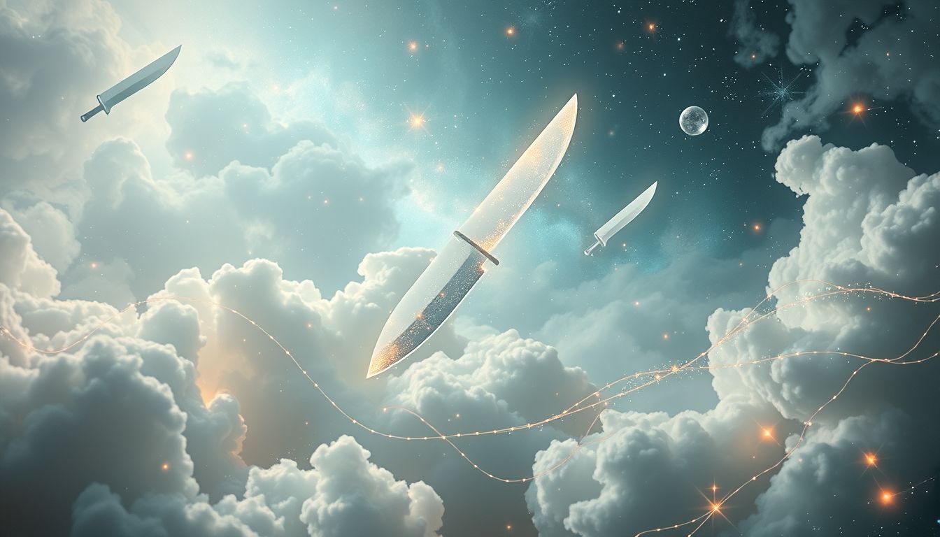 Das Messer verkaufen symbolisiert Loslassen von Aggression und Konflikten.