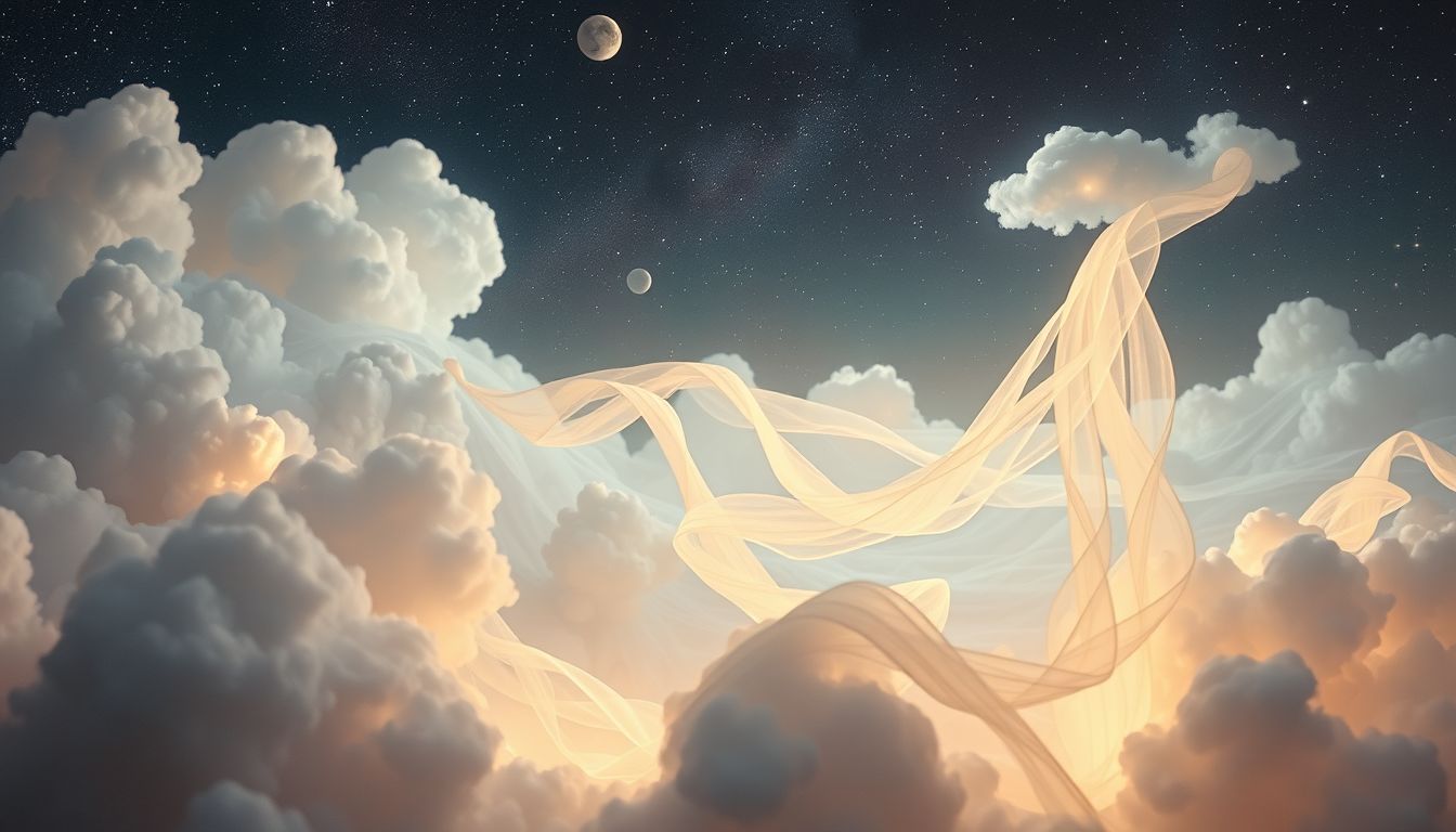 Traum 26 symbolisiert Neuanfang durch Sackleinen als Schutzschicht.