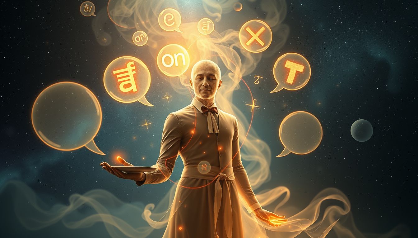 Ein Ober spricht fremd – Zeichen für unerwartete Veränderungen im Leben.