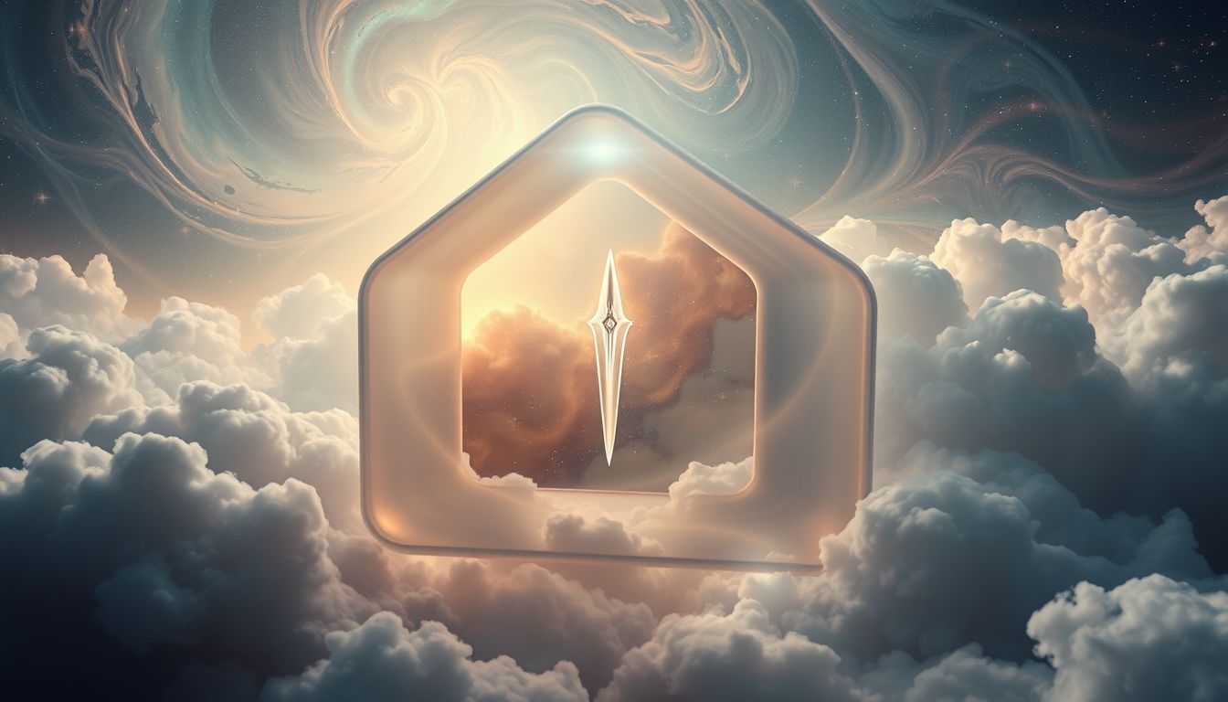 Ein Messer im Haus symbolisiert Gefahr und innere Konflikte.