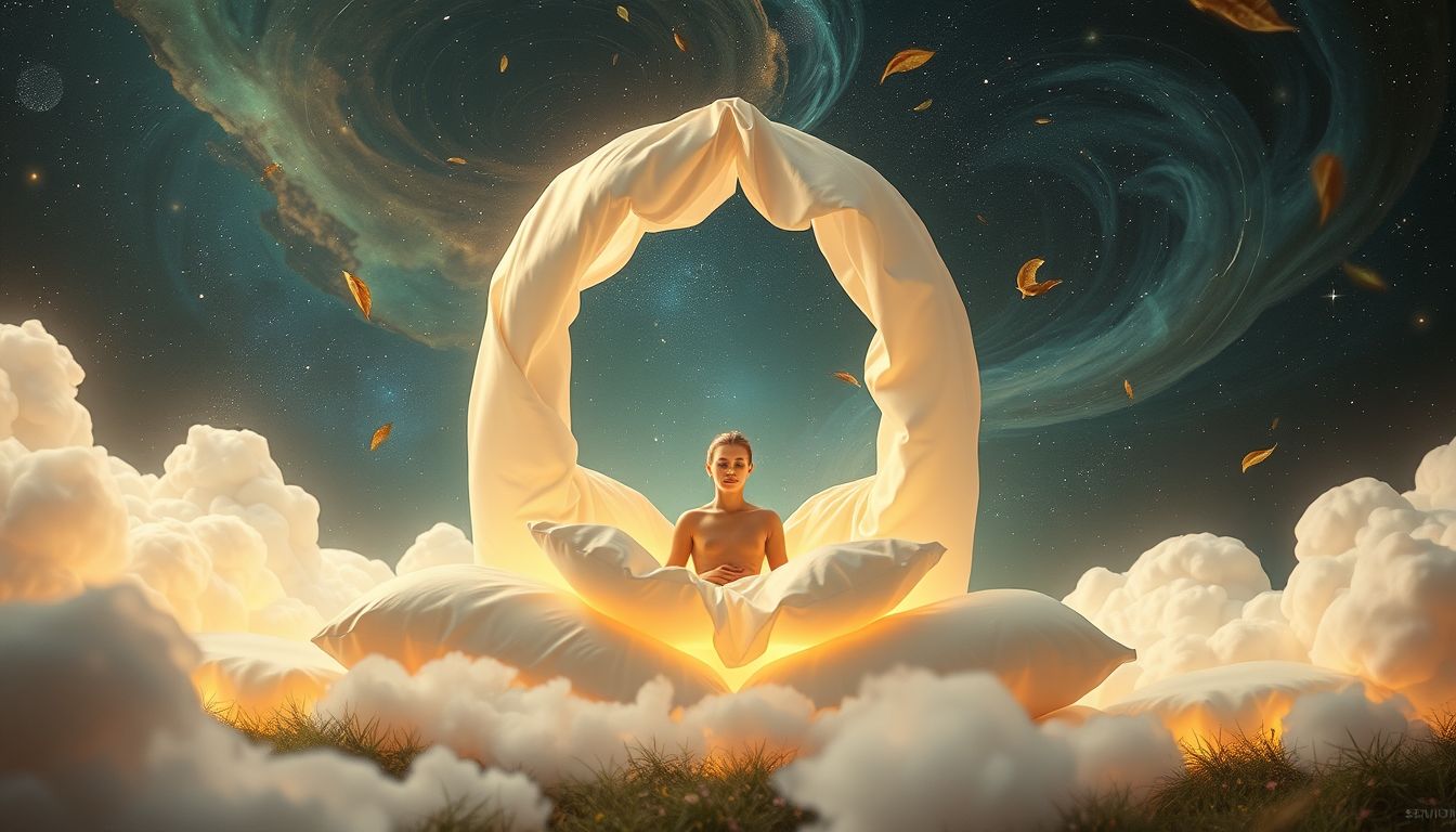 Wattierung im Freien symbolisiert natürlichen Schutz und innere Harmonie.