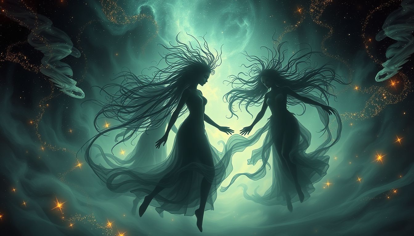 Traum 3 symbolisiert innere Konflikte und kontrollierte Leidenschaft.