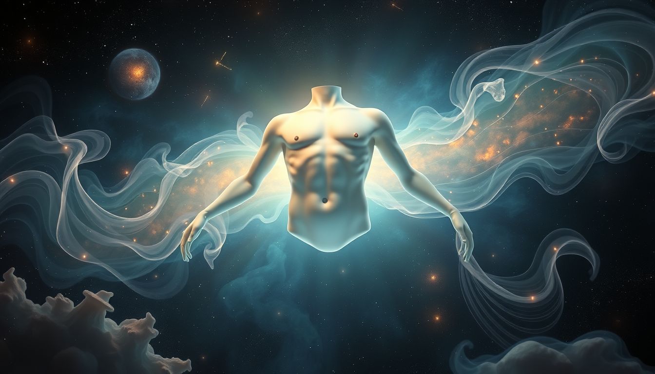 Ein umgebender Mensch im Traum symbolisiert Schutz und Gemeinschaft.