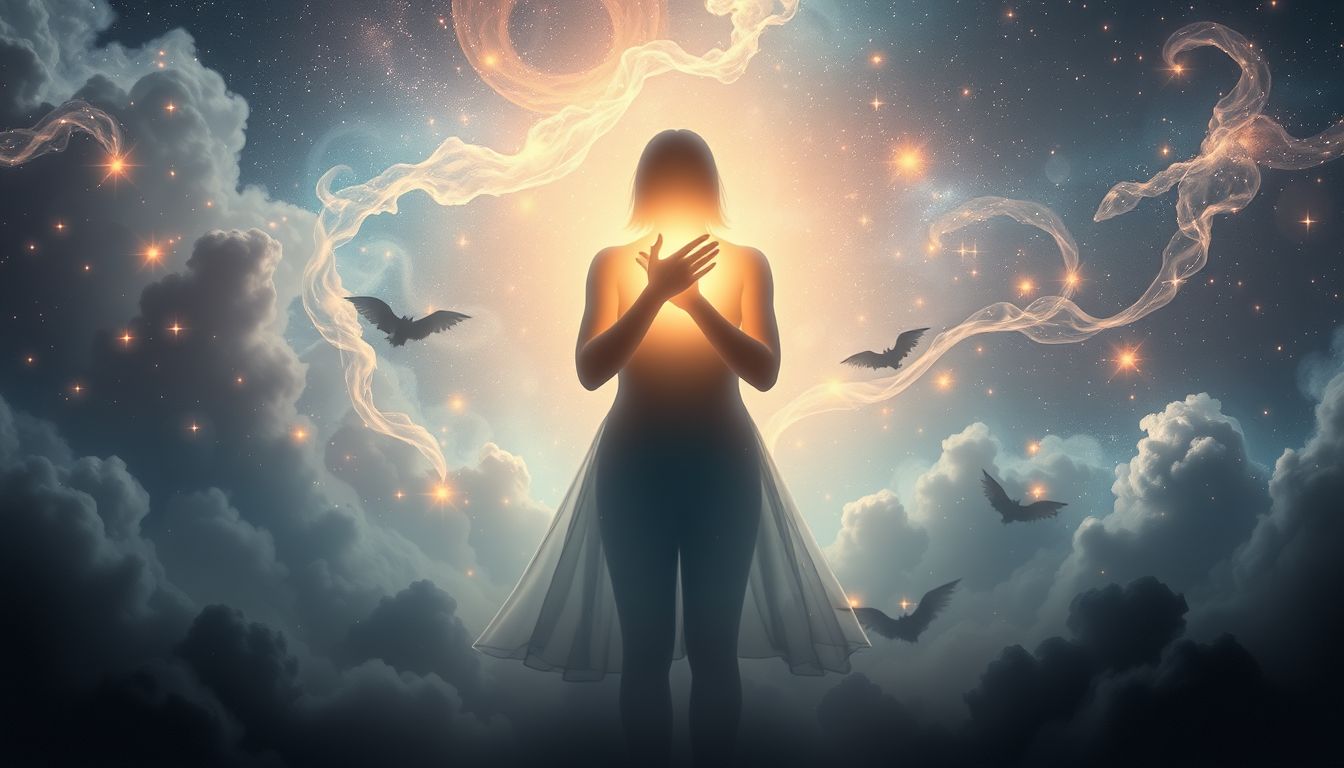 Traum 33 zeigt den Kampf gegen innere Selbstzweifel und Kritik.