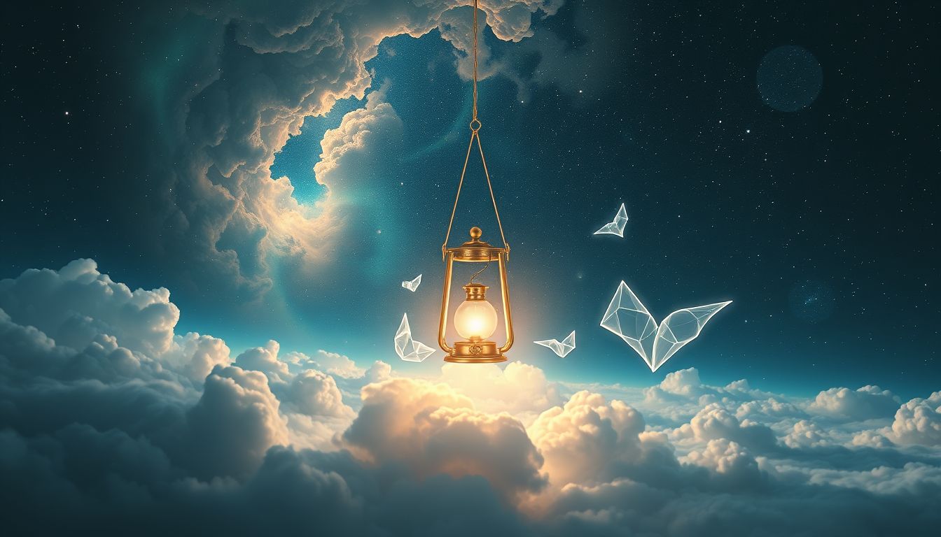 Das Sehen der eigenen Astralleuchte symbolisiert spirituelles Erwachen.