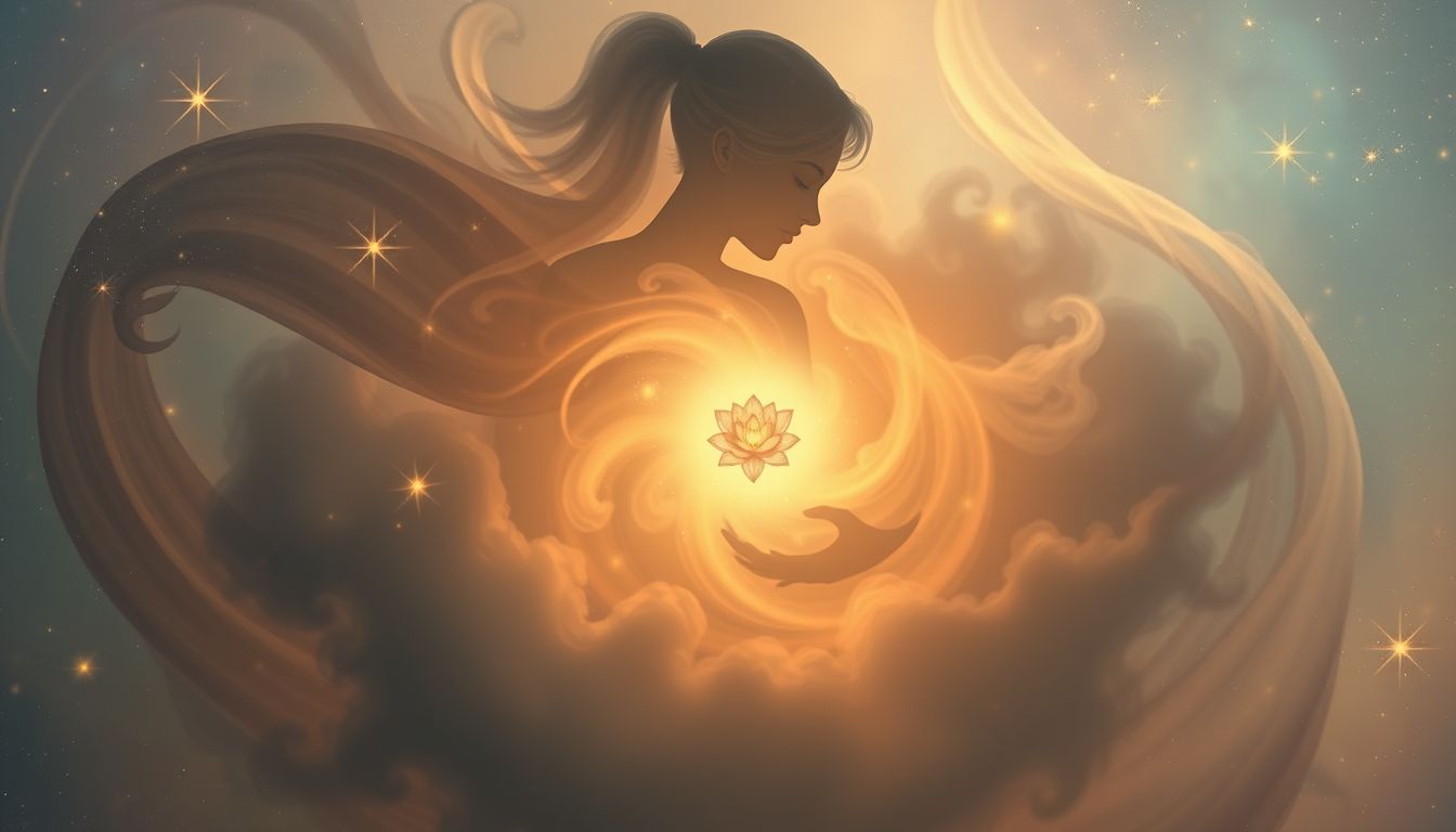 Eine schwangere Freundin symbolisiert neue Entwicklungen im Leben.