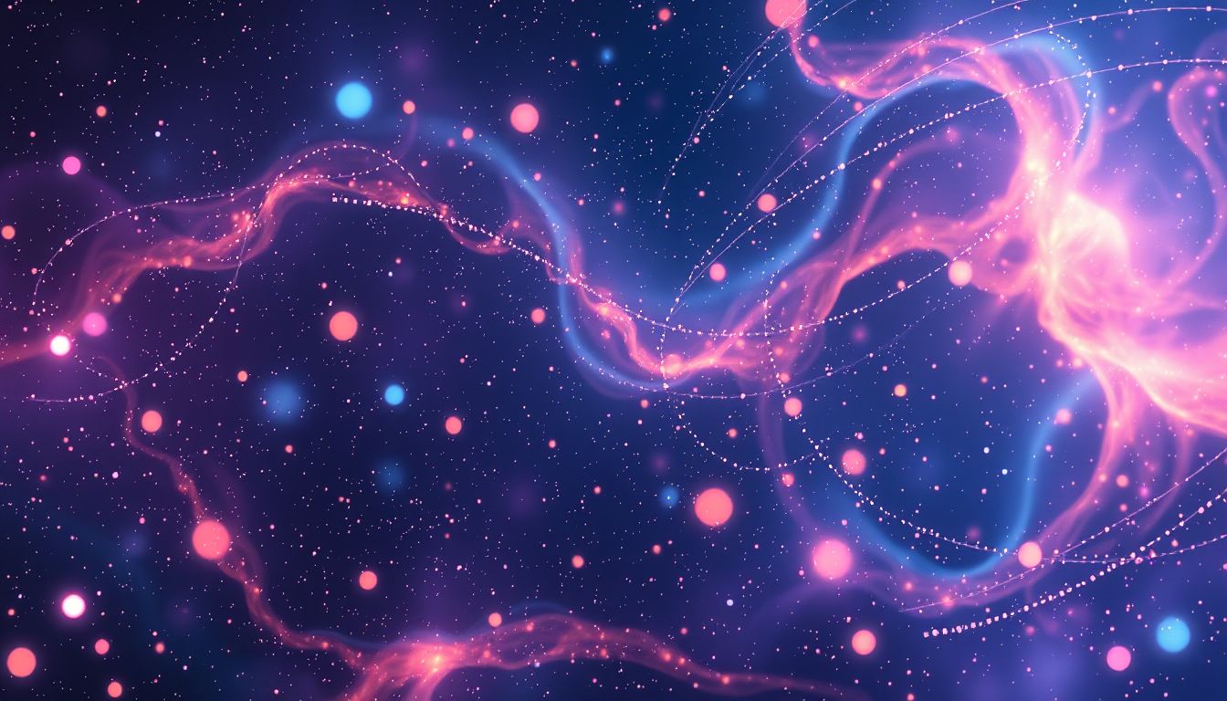 Bewegende Tupfen im Traum symbolisieren innere Veränderungen und Unruhe.