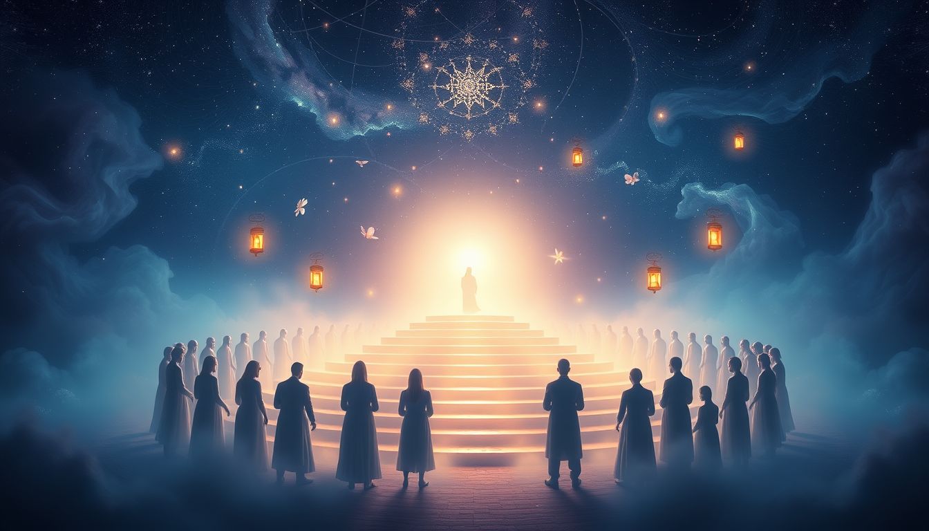 An Pilgerzeremonien teilnehmen symbolisiert spirituelle Erneuerung und Gemeinschaft.