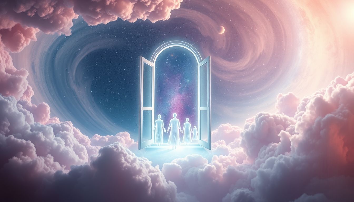 Der letzte Durchgang durch ein Fenster symbolisiert Übergang und Veränderung.