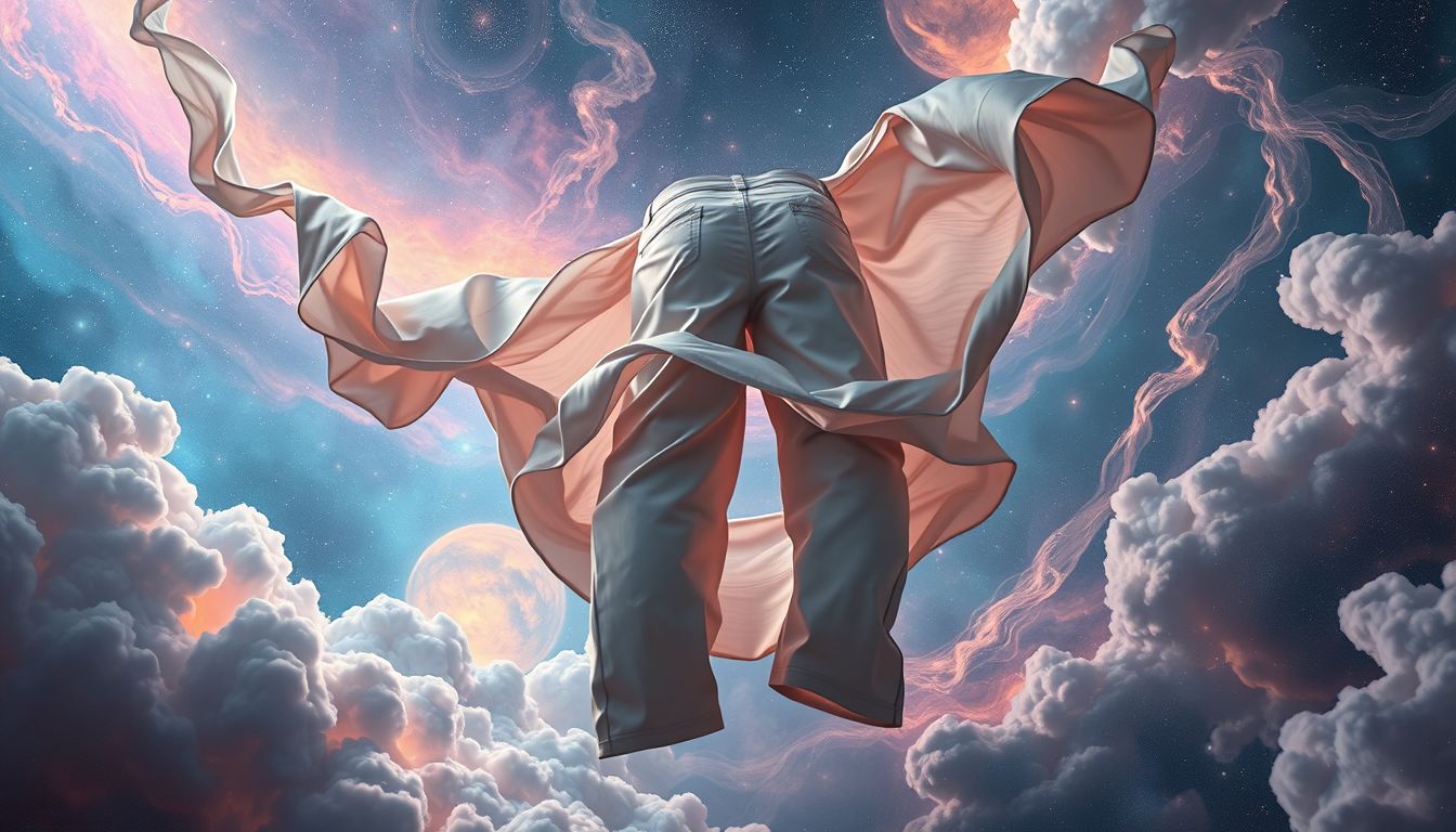 Der Traum von verkehrt herum getragener Hose symbolisiert Unsicherheit.