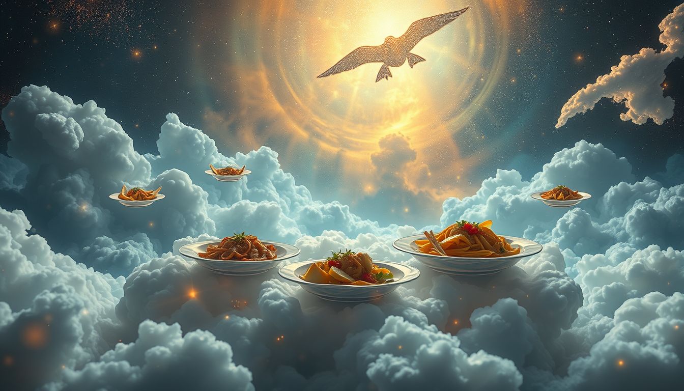 Das Essen auf einer Kondolenzfeier symbolisiert Trost und Gemeinschaft.