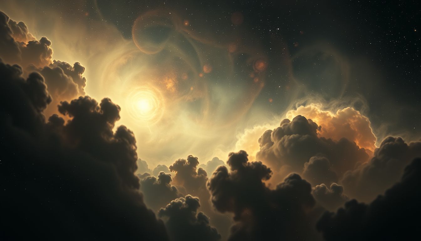 Dunkelheit im Traum symbolisiert oft innere Ängste und Unsicherheiten.