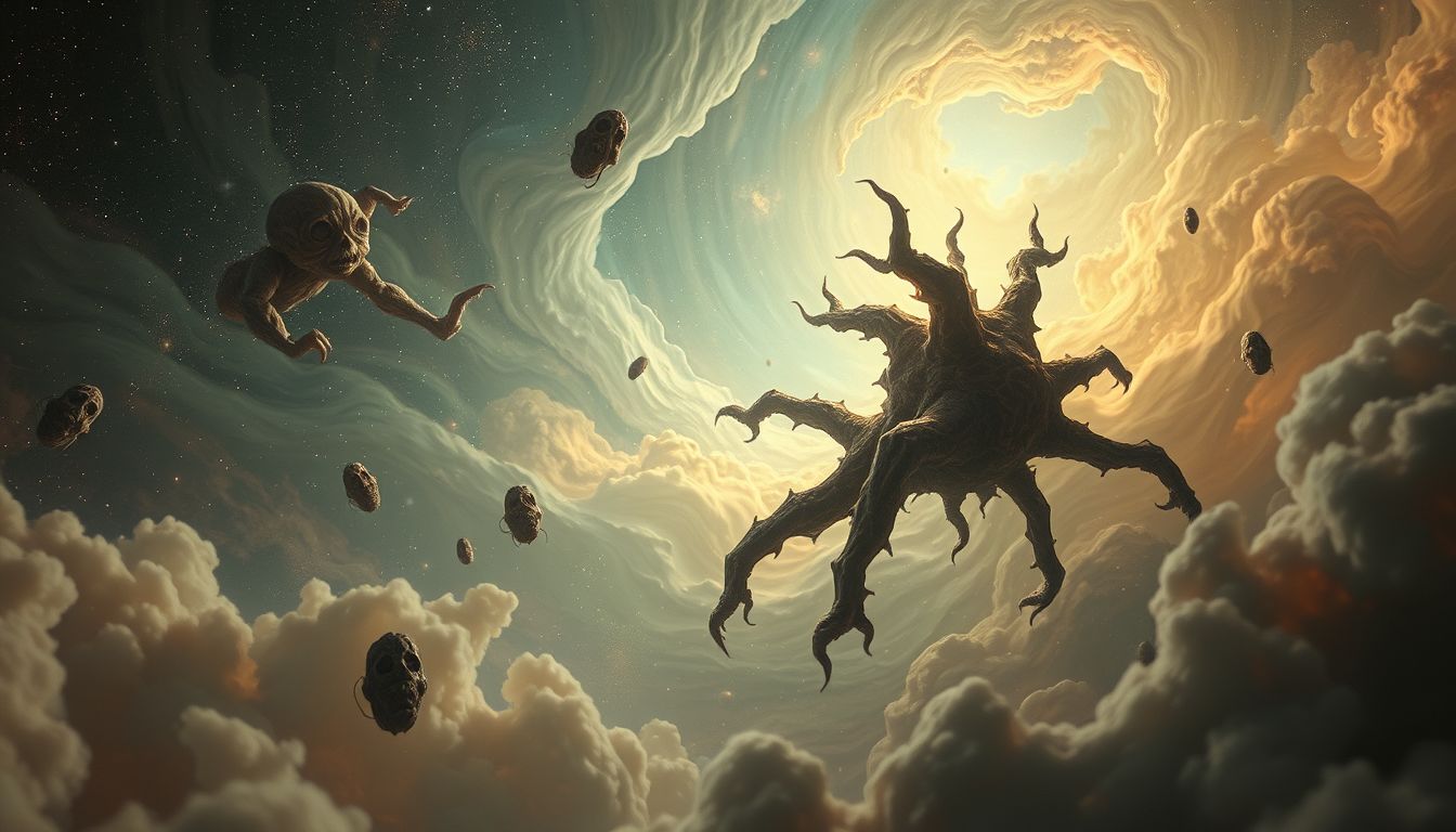 Ein verrottetes Deputat symbolisiert verlorene Chancen und verpasste Verpflichtungen.