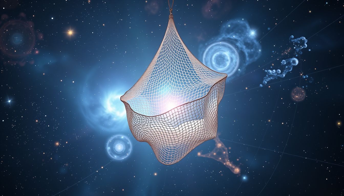 Ein durchlöchertes Netz im Traum symbolisiert innere Begrenzungen und Zwänge.