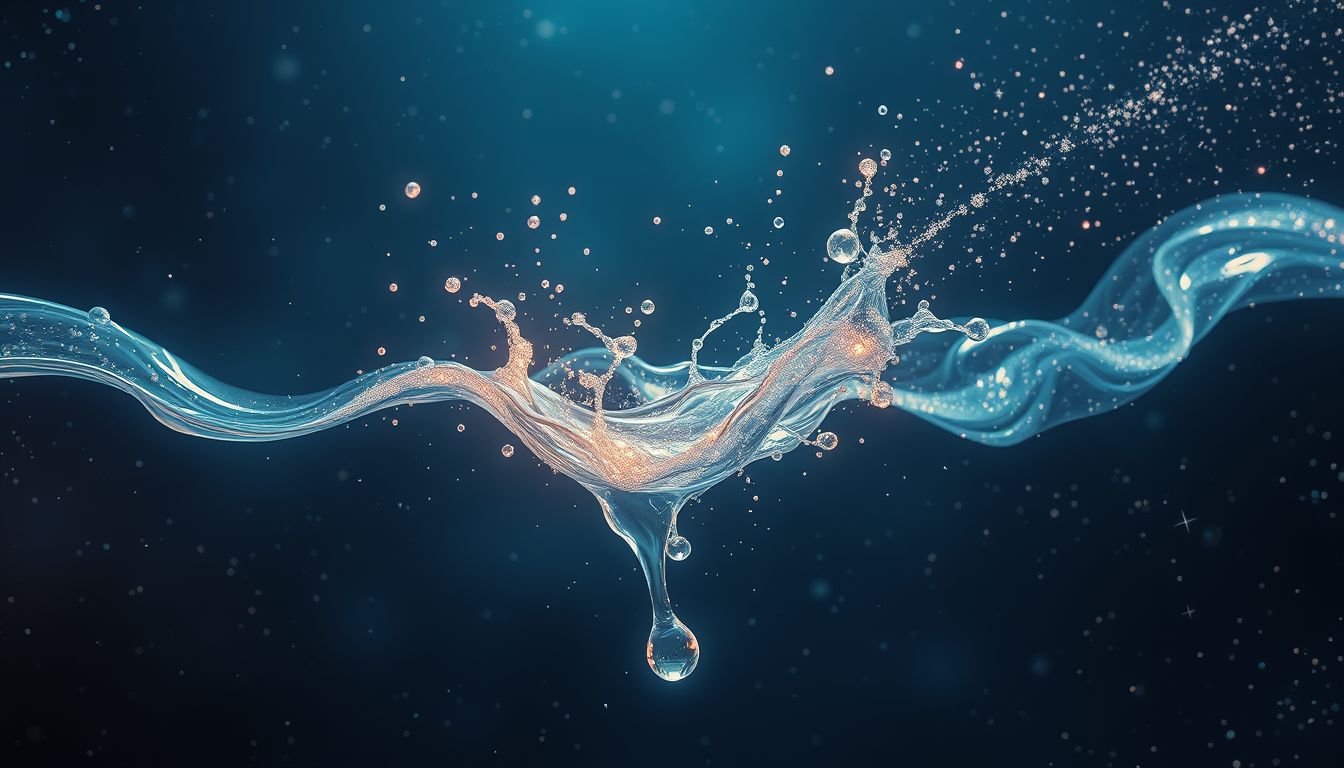 Das Verschütten erfrischender Getränke symbolisiert emotionale Erneuerung.