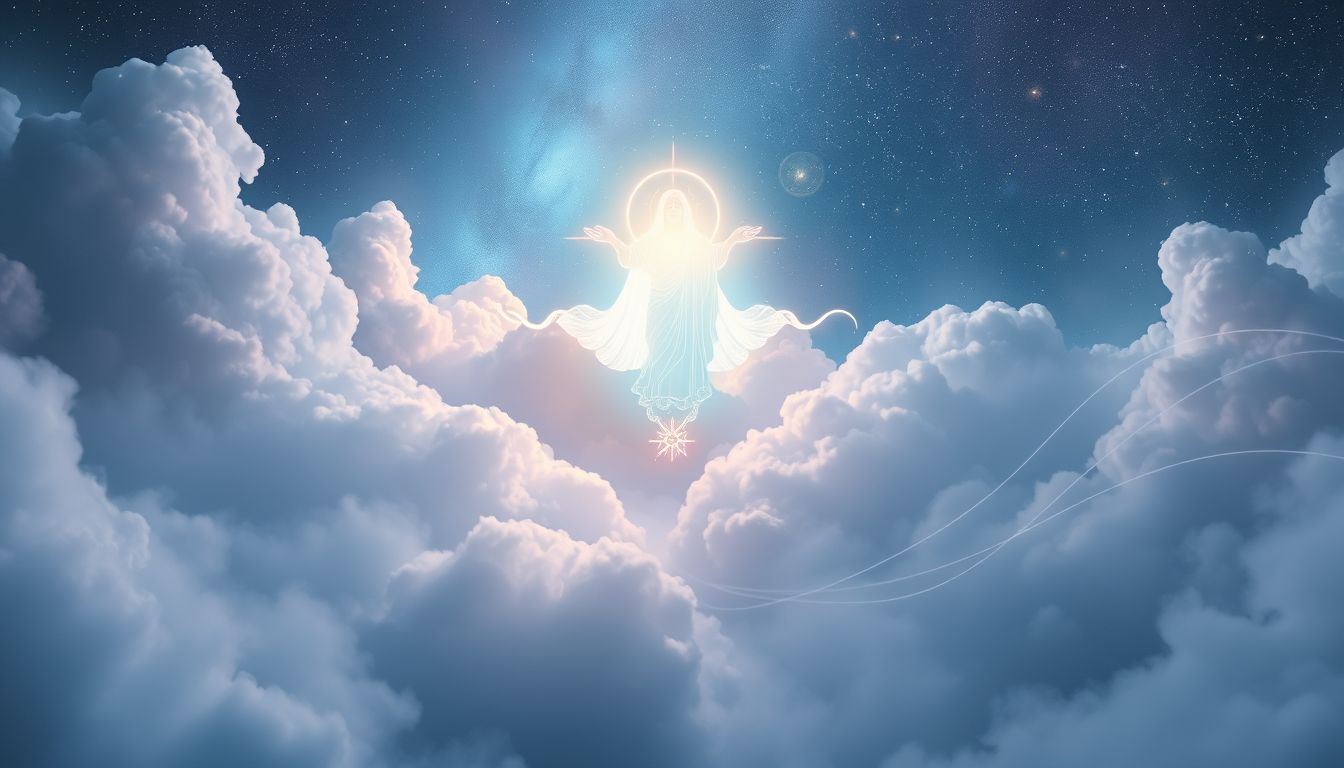 Ein heiliges Bild im Freien symbolisiert spirituelle Freiheit und Schutz.