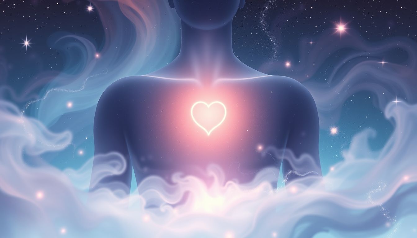 Ein Muttermal auf der Brust symbolisiert oft innere Geborgenheit.