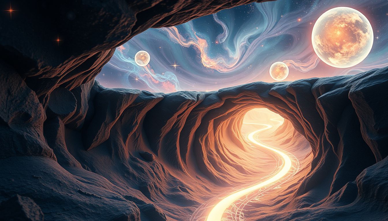 Ein Rohr unter der Erde symbolisiert verborgene Gefühle und Ressourcen.