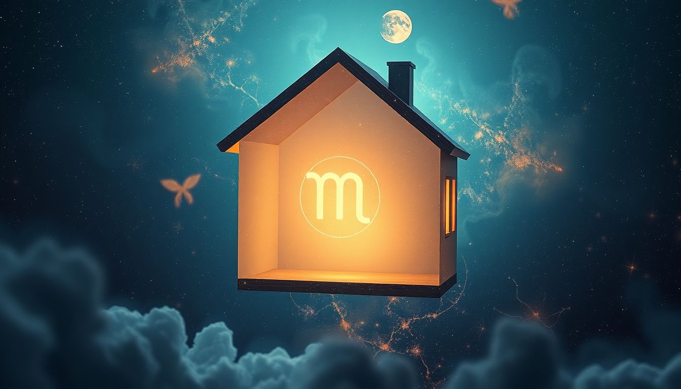 Ein Tierkreiszeichen im Haus symbolisiert innere Persönlichkeitsentwicklung.