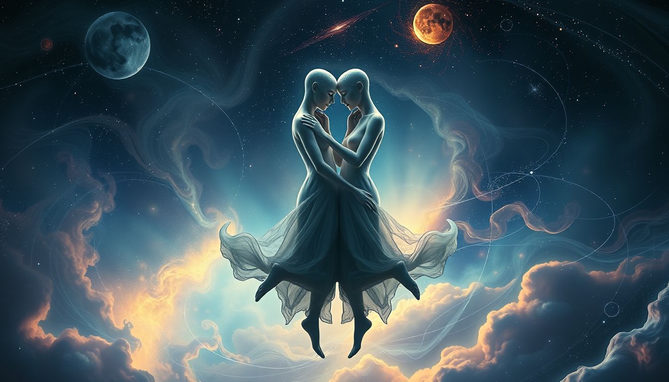 Träume von Zwillingen spiegeln oft innere Dualität und Selbstkonflikte wider.