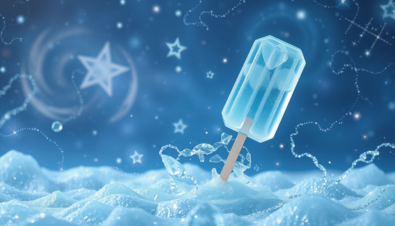 Wassereis im Traum symbolisiert oft Erneuerung und Freude.