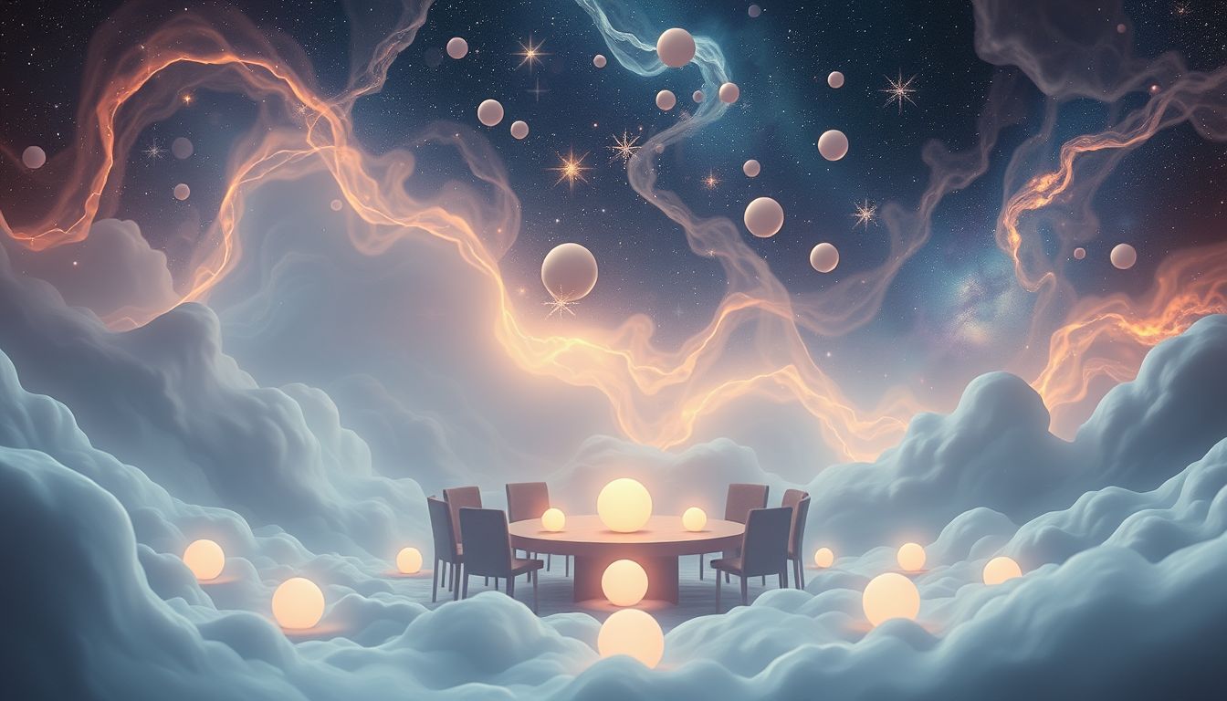 Eine Party mit dem Chef symbolisiert Karrieremöglichkeiten und Anerkennung.