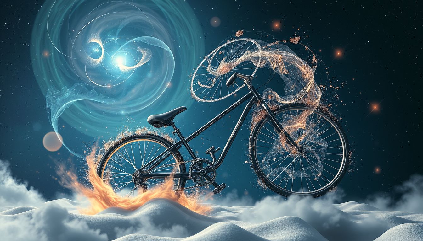 Ein Fahrradunfall im Traum symbolisiert oft Kontrollverlust im Leben.