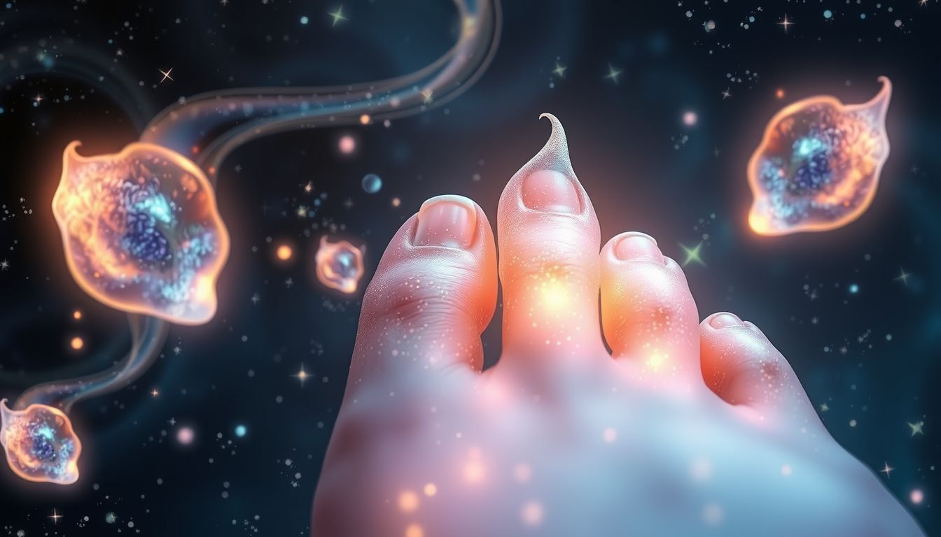 Zehennägel lackieren im Traum symbolisiert oft Selbstinszenierung und Oberflächlichkeit.