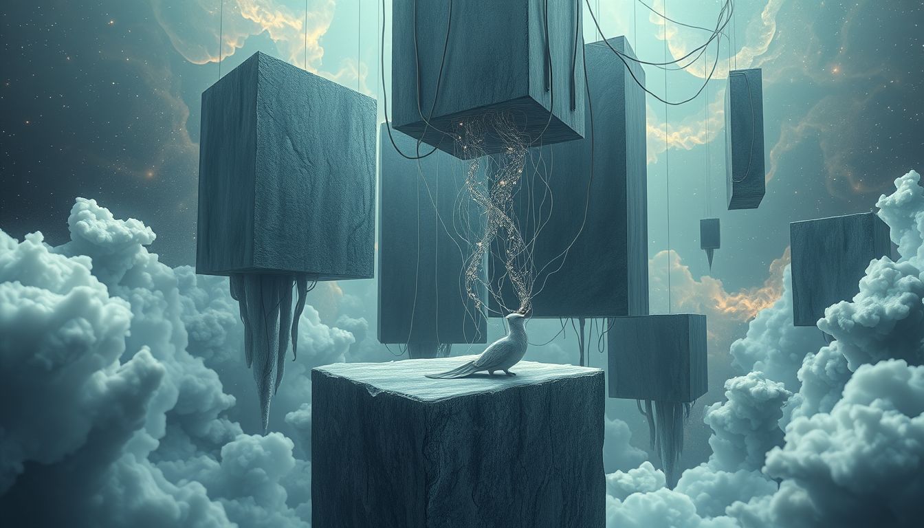 Zement in Träumen symbolisiert oft starre Grenzen und mangelnde Flexibilität.