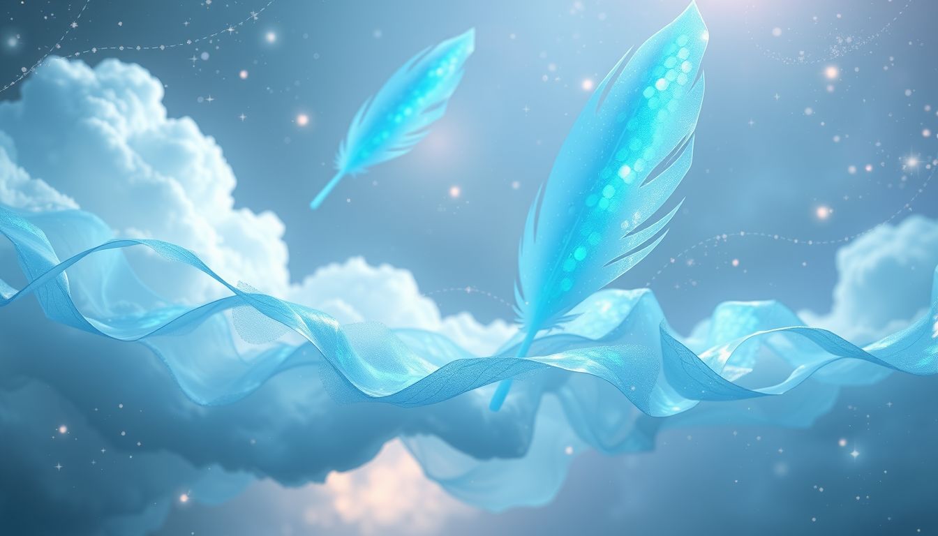 Blaue Schuppen im Traum symbolisieren inneren Frieden und Ausgeglichenheit.