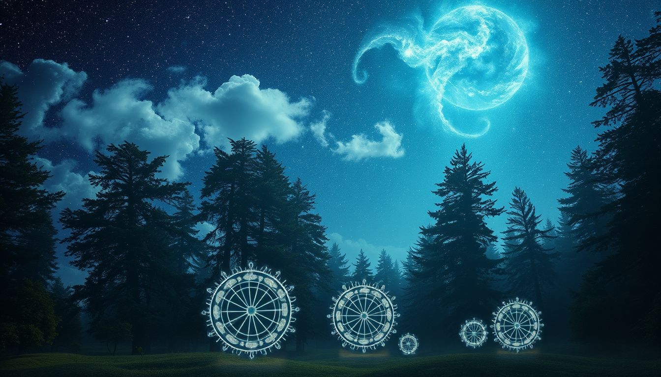 Der Spinnrocken im Wald symbolisiert verborgene Kreativität und Wachstum.